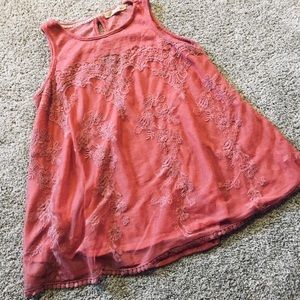 Rewind Lace Pink Tank Top!! ✨